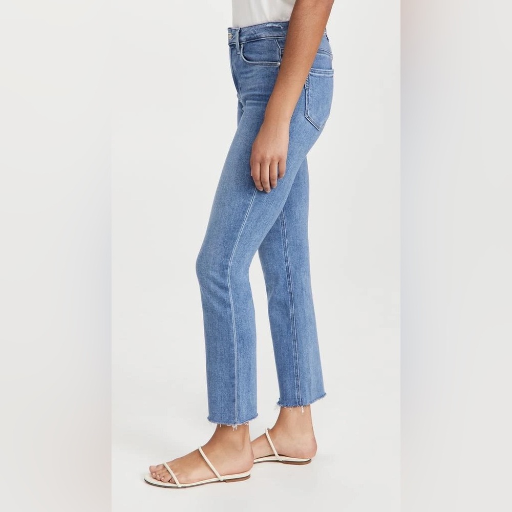 Paige Denim Jeans Cindy Music Distressed ankle fray size 26 - Picture 3 of 12